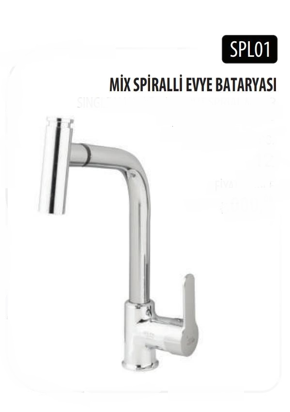 MİX SPİRALLİ EVYE BATARYASI 